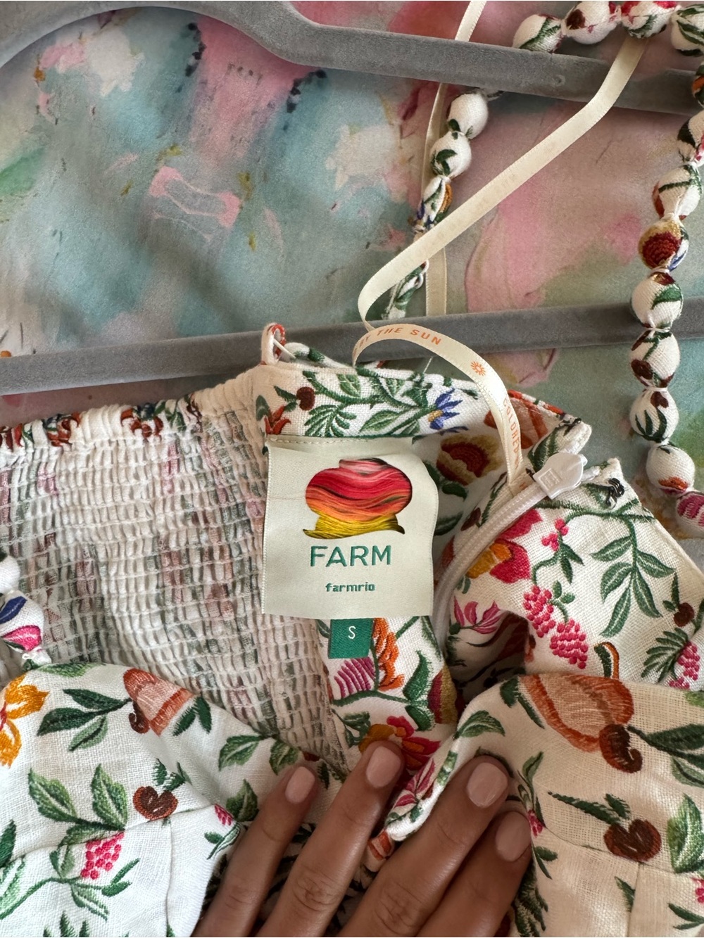 FARM Rio Delicate Forest Romper - NEVER WORN - Picture 3 of 4